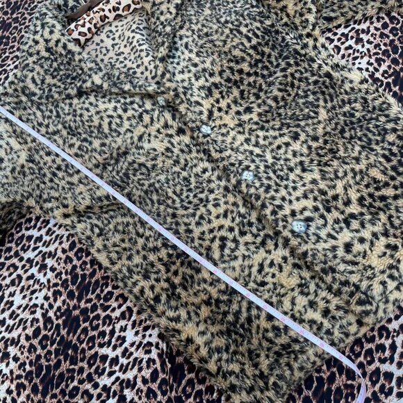 vintage 90s cheetah print jacket - Picture 6 of 7